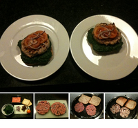 Grillade kycklingburgare