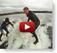 Wakesurf med Autopilot 